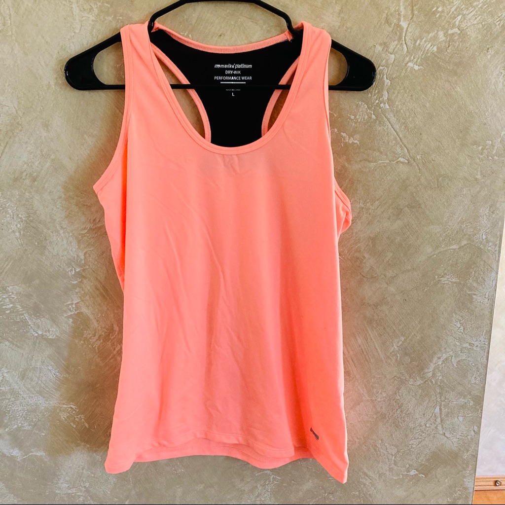 Marika Platinum DryWik Performance Wear Coral Top